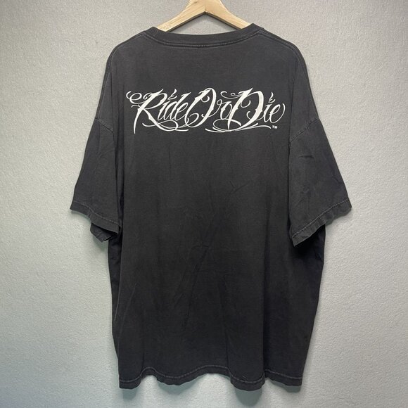 David Gonzales Art Ride or Die Stairway to Heaven T-Shirt Mens Size 3XL - Picture 3 of 5